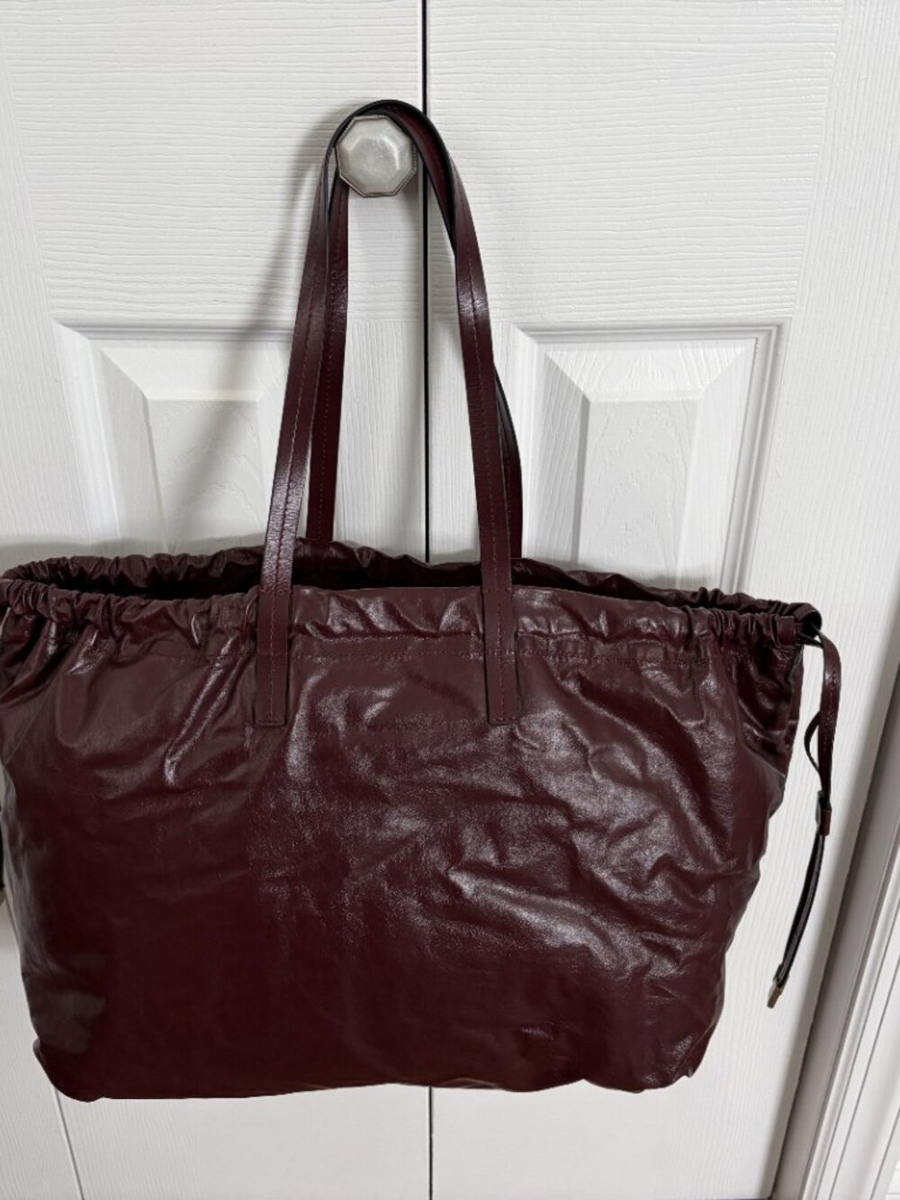Isabel Marant Bag Porte Epaule Chagaar Bag, Burgundy, NWT - Picture 2 of 9